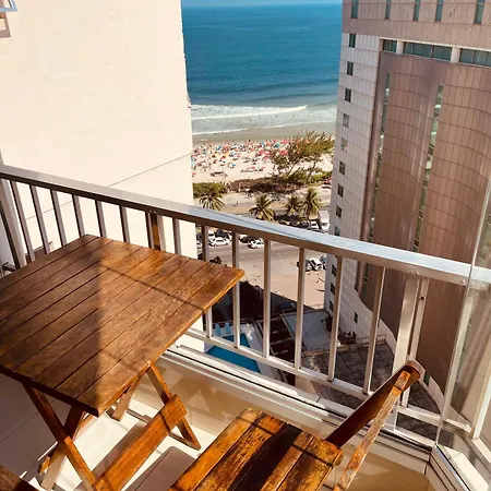 Pe Na Areia! Apart Hotel Com Vista Para O Mar E Lazer Completo! Front Beach Apartment With Ocean View And Amenities! Río de Janeiro Exterior foto
