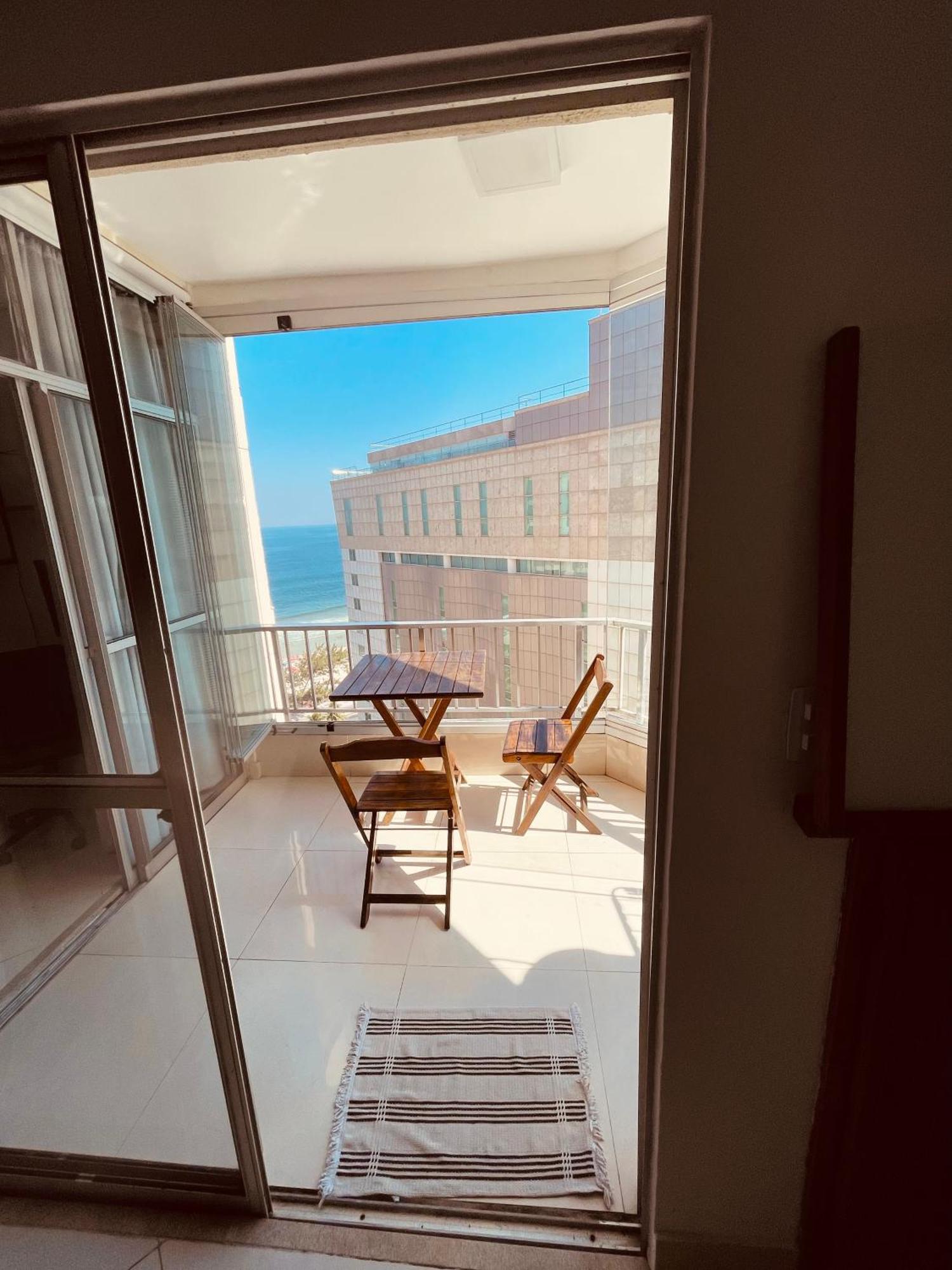 Pe Na Areia: Beachfront With Ocean View 公寓 里约热内卢