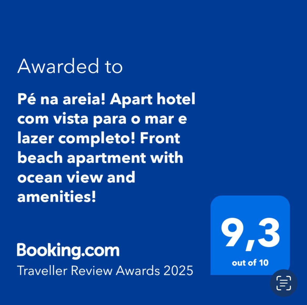 Pe Na Areia: Beachfront With Ocean View * 里约热内卢